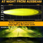Luces antiniebla ámbar 4" 60W LED haz puntual todoterreno