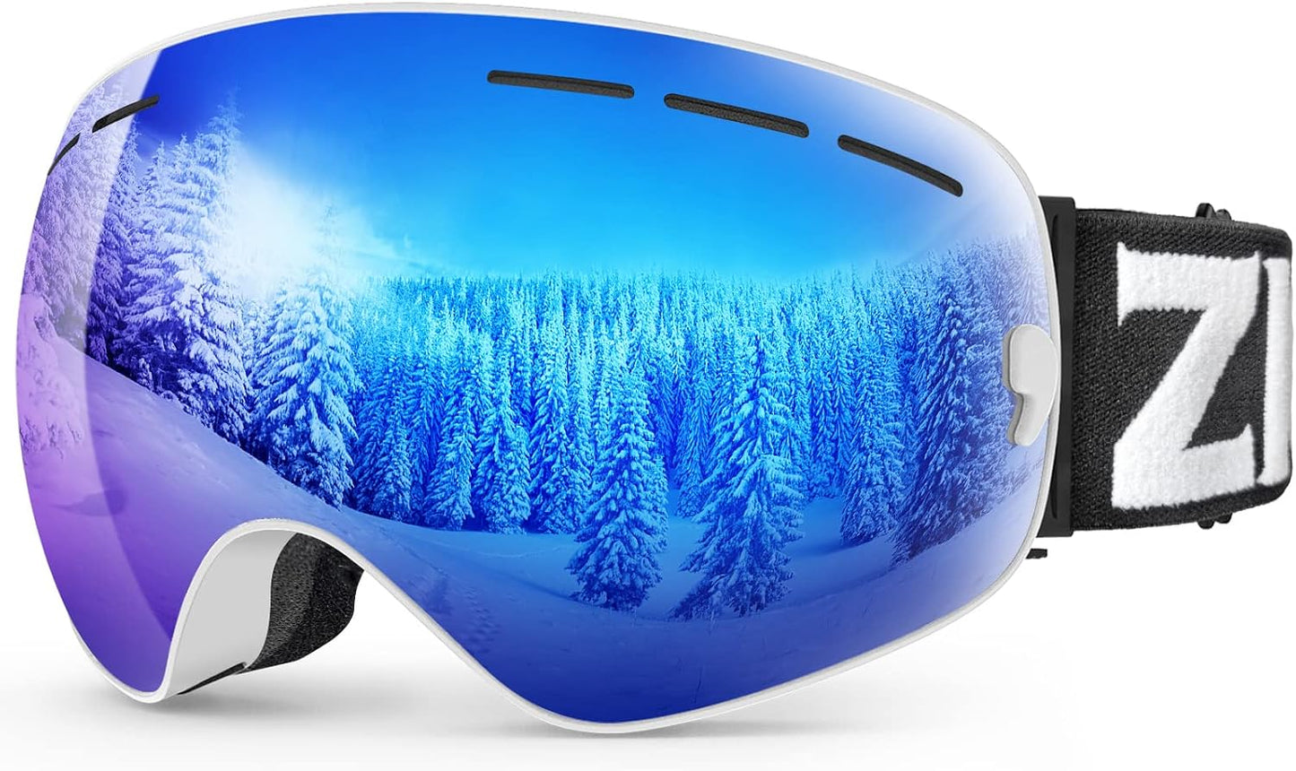 Gafas esquí con lente desmontable OTG para adultos