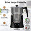 Espumador de leche 7 en 1 acero inoxidable con control de temp