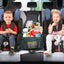 Organiz. asiento coche 4 comp 7 bolsillos malla azul