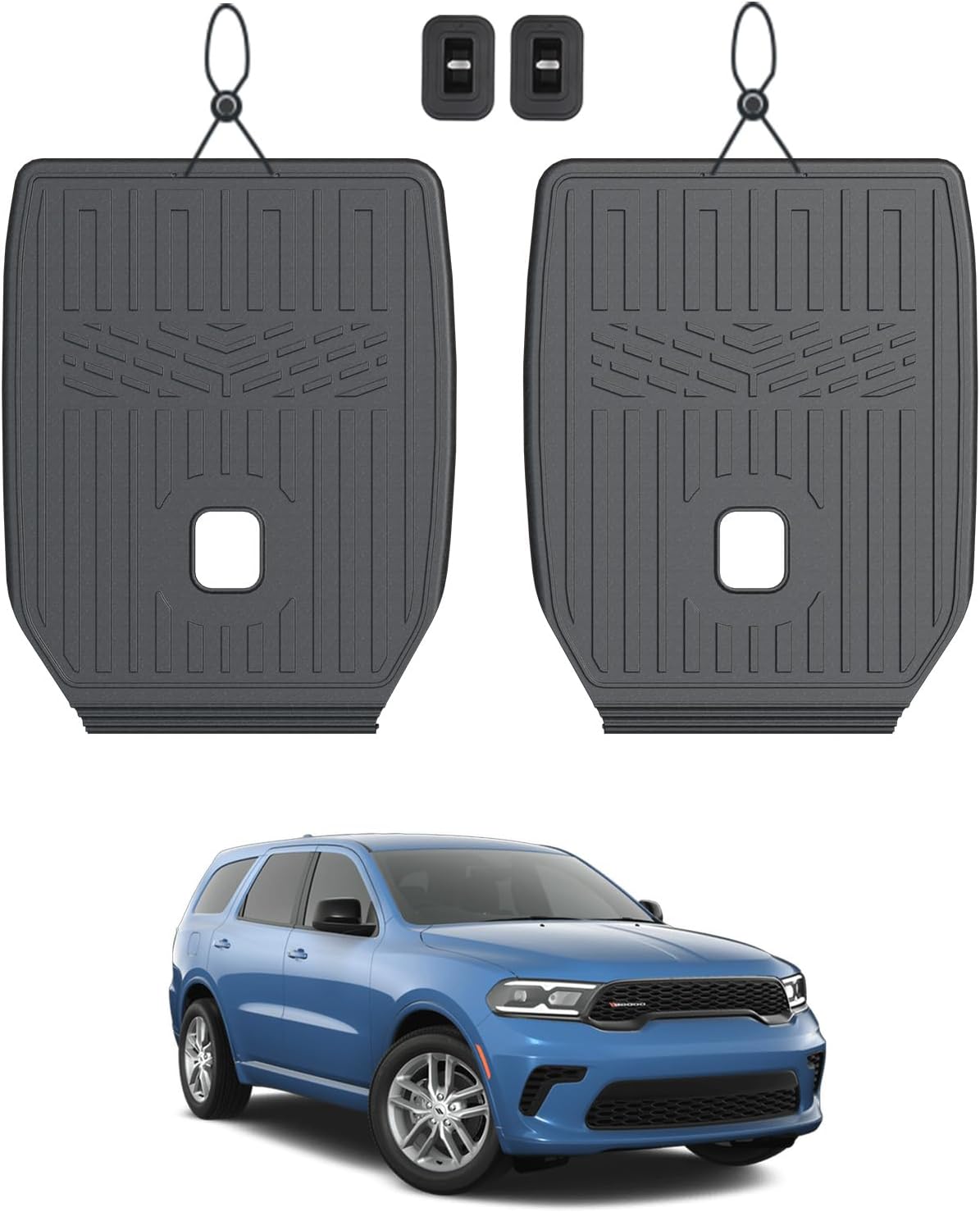 Alfombrillas respaldo Dodge Durango 2016-26 6 asientos TPE