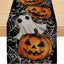 Camino mesa Halloween fantasma araña 13x90pulg