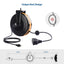 Carrete cable extensión retráctil 16AWG 10A 35pies