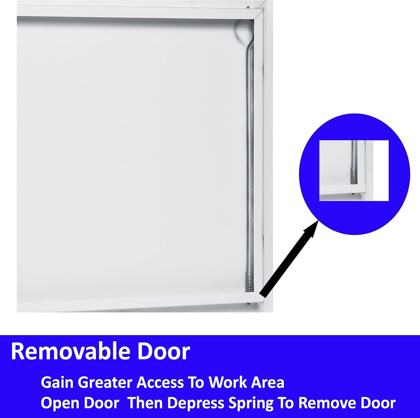 Panel acceso metal 14x14" para yeso serie 3000