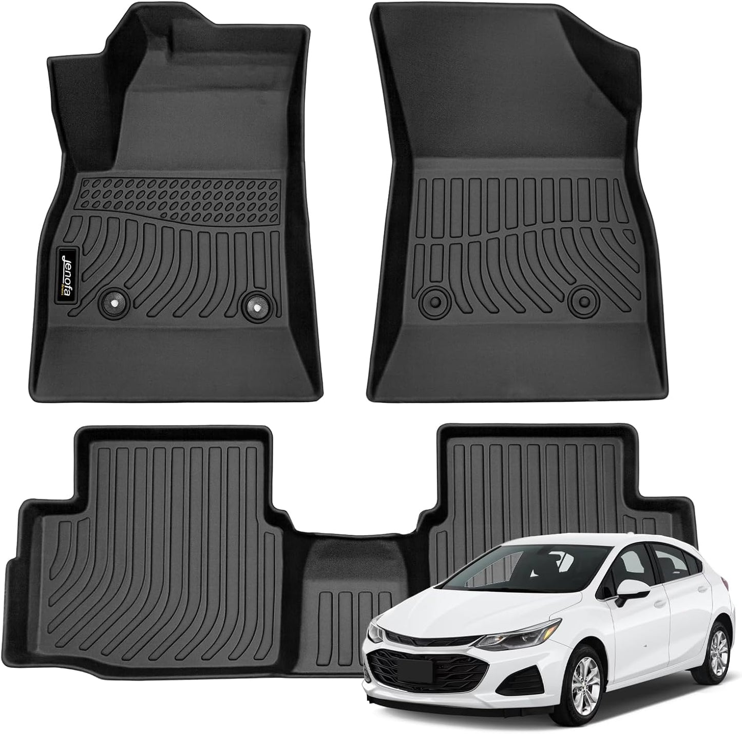 Alfombrillas coche Chevy Cruze 2016-19 Impermeable
