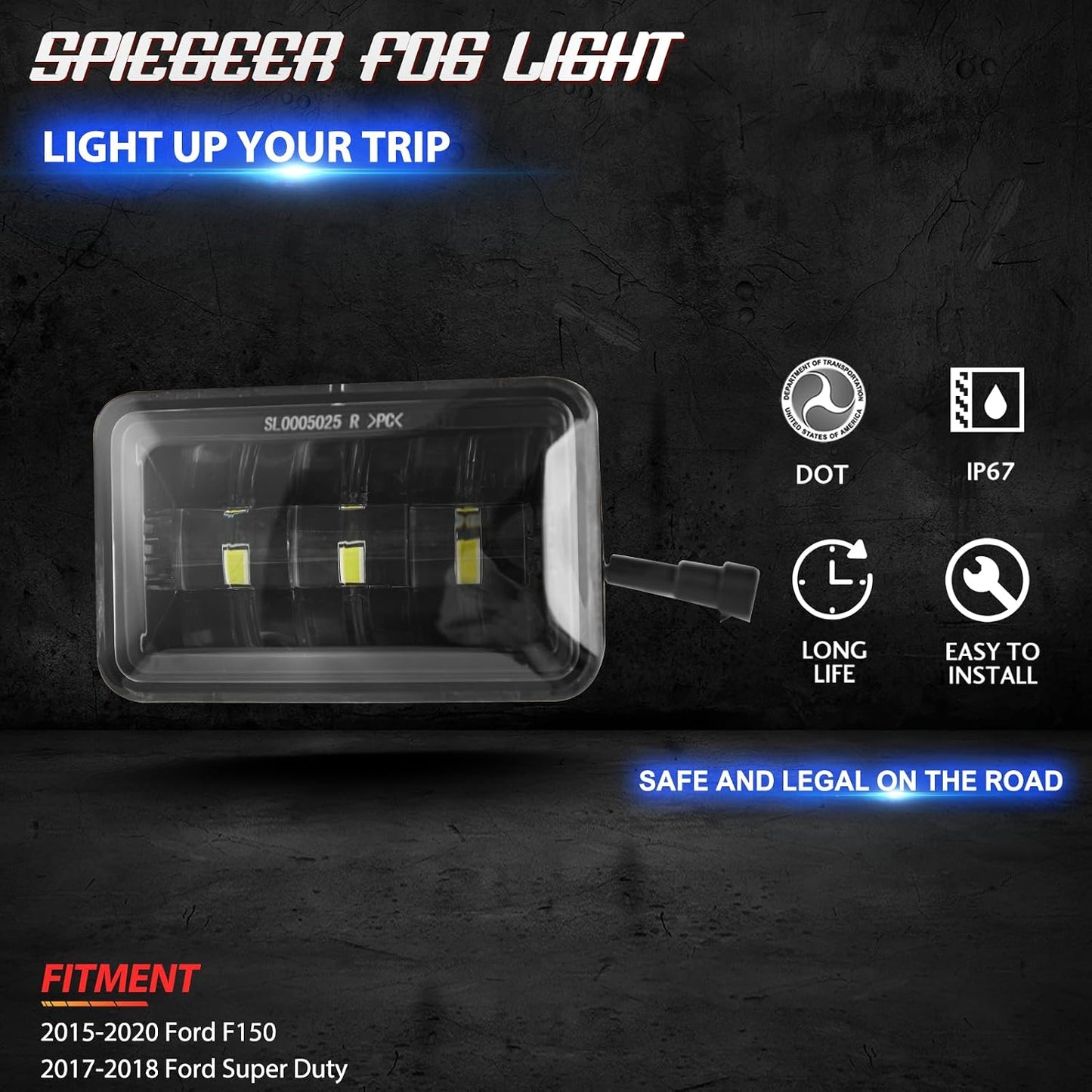 Luces antiniebla LED Ford F150 2017-18 Super Duty