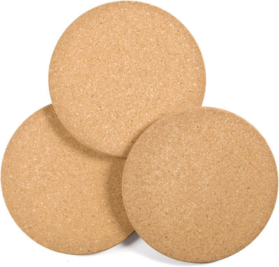 Salvamanteles redondos corcho para cocina y encimera