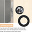 2 Pzas Placas Traseras Puerta 2-1/8" Cubierta Relleno