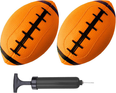 Juguete fútbol 2pzas 6pulg goma suave con bomba para niños