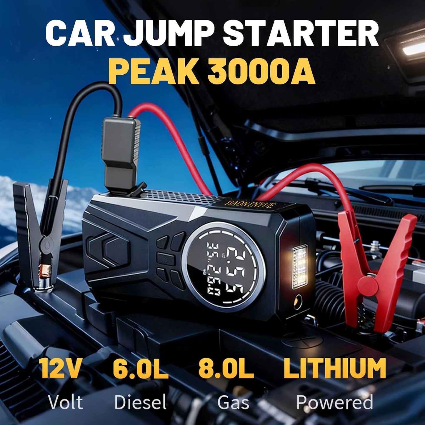 Arrancador coche compresor aire 3000A 150PSI