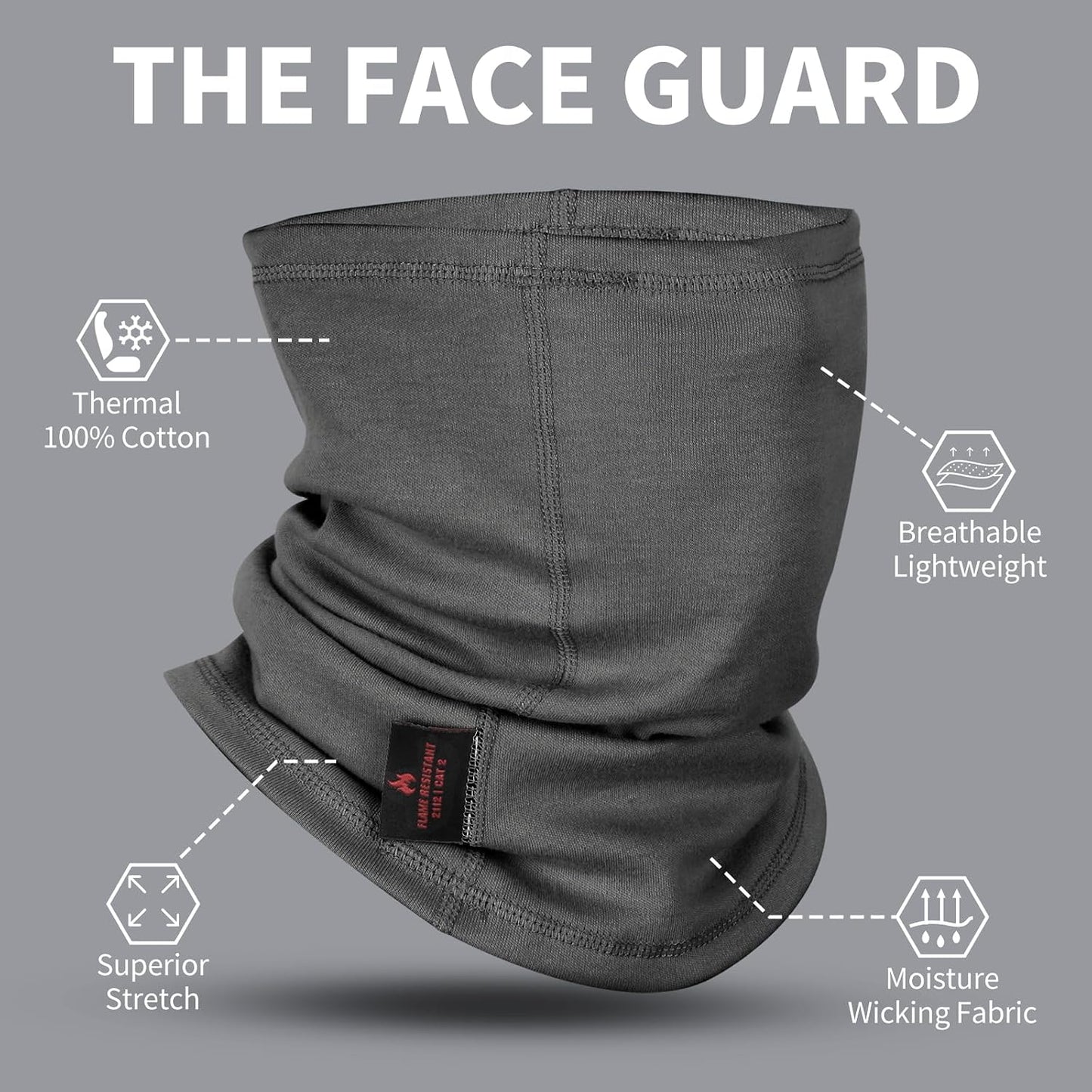 Mascarilla FR algodón 100% escudo protector soldadura