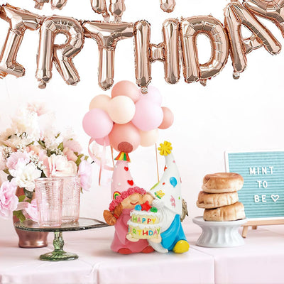 Gnomos cumpleaños decoración para mujer amiga mamá