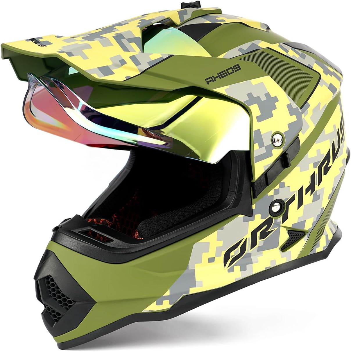 Casco integral para niños y jóvenes motocicleta bicicleta