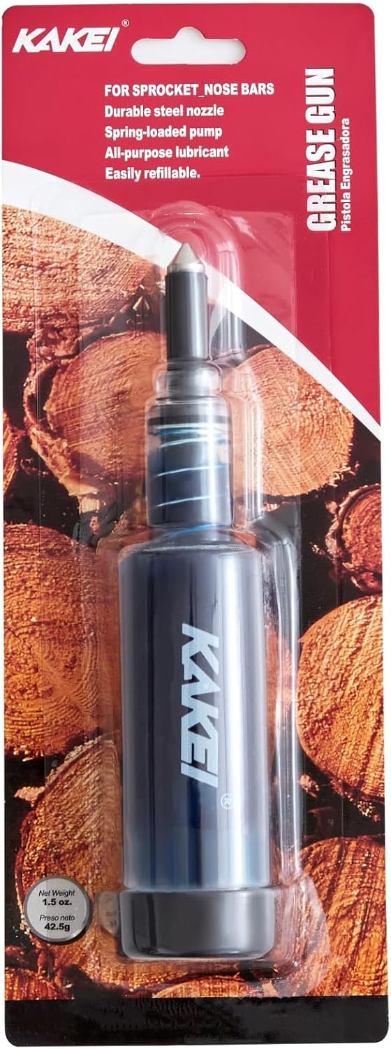 Pistola grasa motosierra 1.5oz lubricante engranaje barra guía