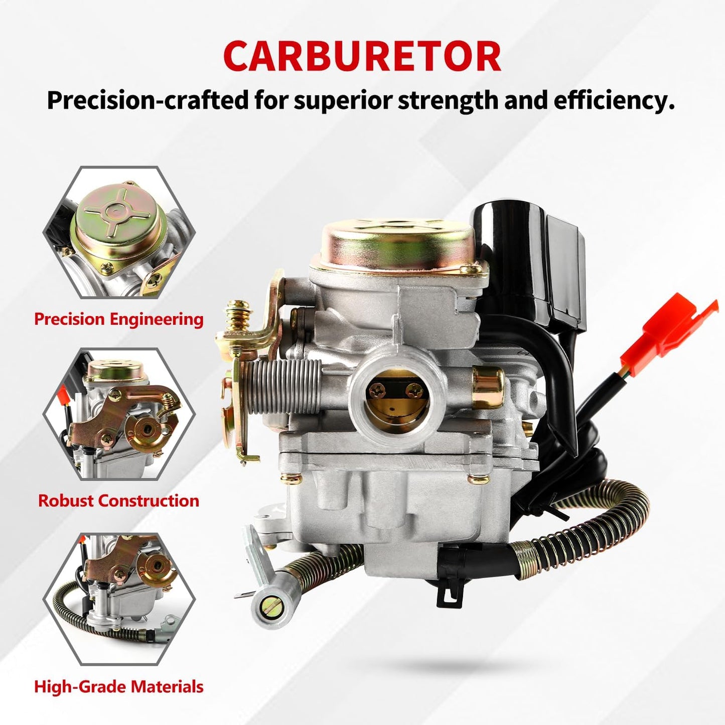 Carburador 50cc compat con scooter 49cc 4tiempos ATV