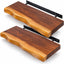2 Pzas Estante Flotante Madera Rústica 23.6"