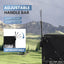 Carro plegable 2 pisos ruedas grandes para comestibles