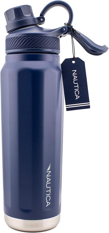 Botella hidratación 25oz aislamiento vacío sin BPA azul marino