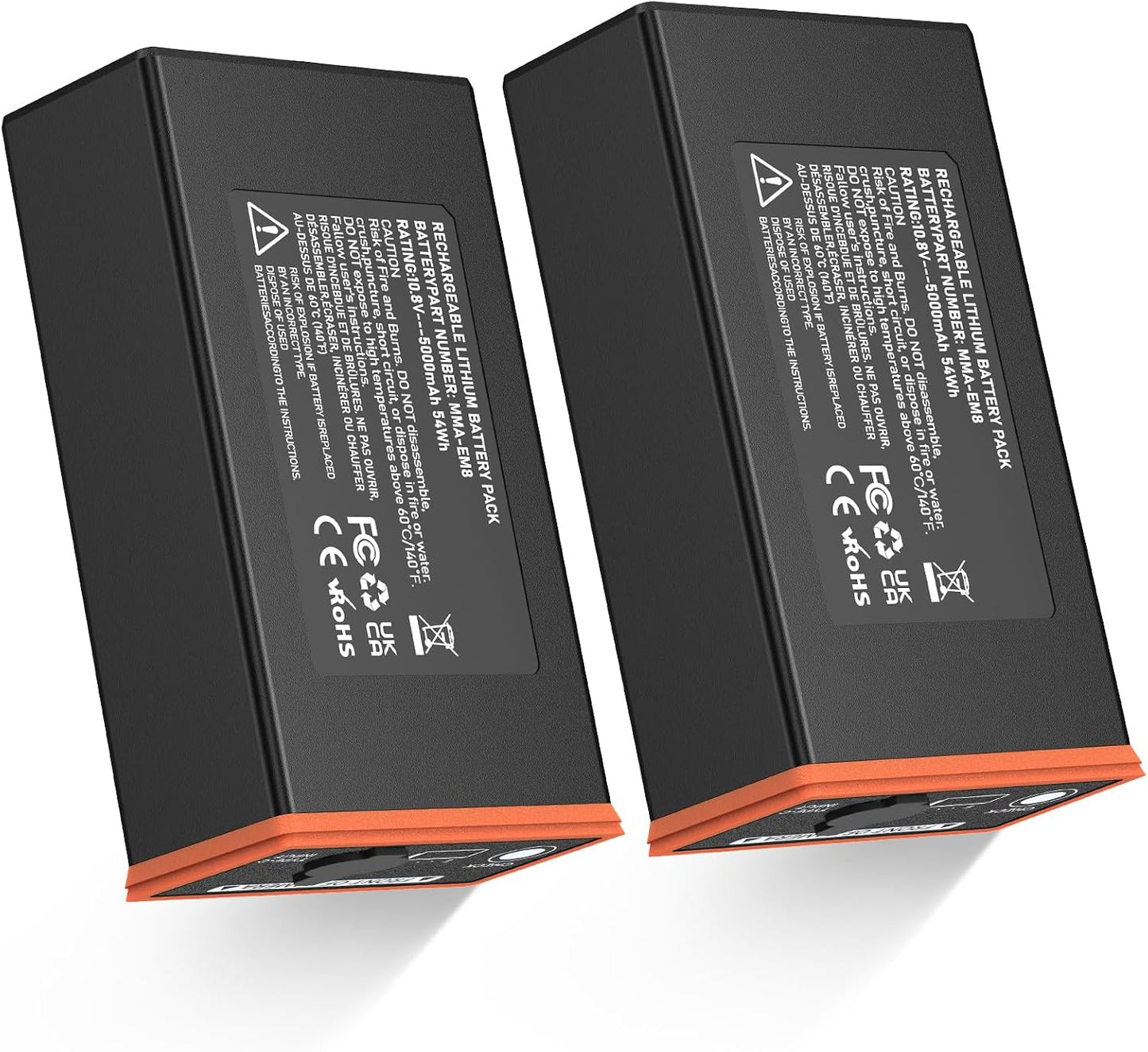 2 Baterías comp para cámara Moultrie Edge Series 5000mAh