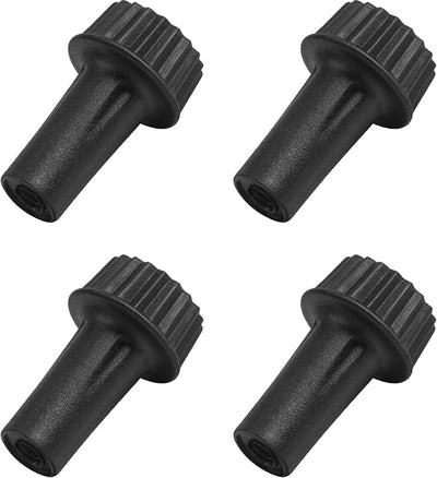 Perillas interruptor lámpara color negro 4 pack