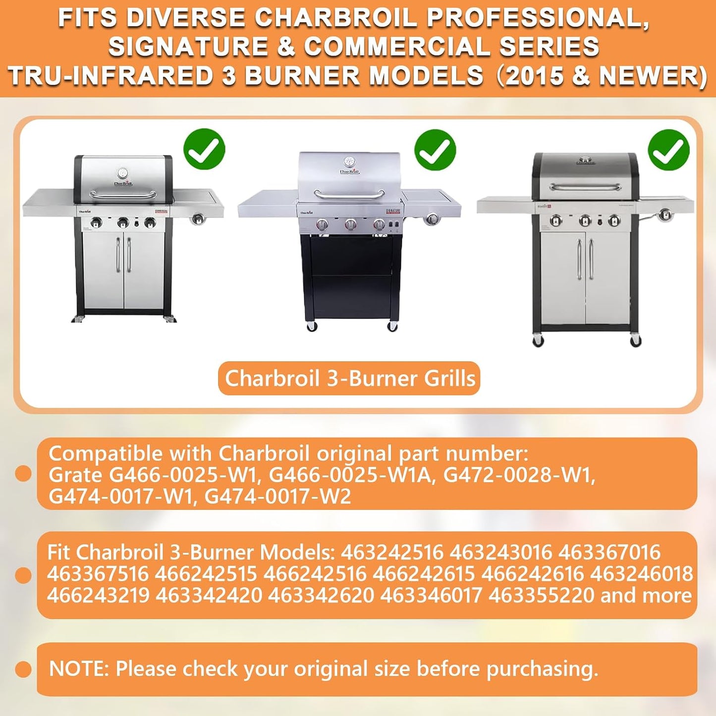 Rejillas parrilla Charbroil Tru Infrared hierro fundido