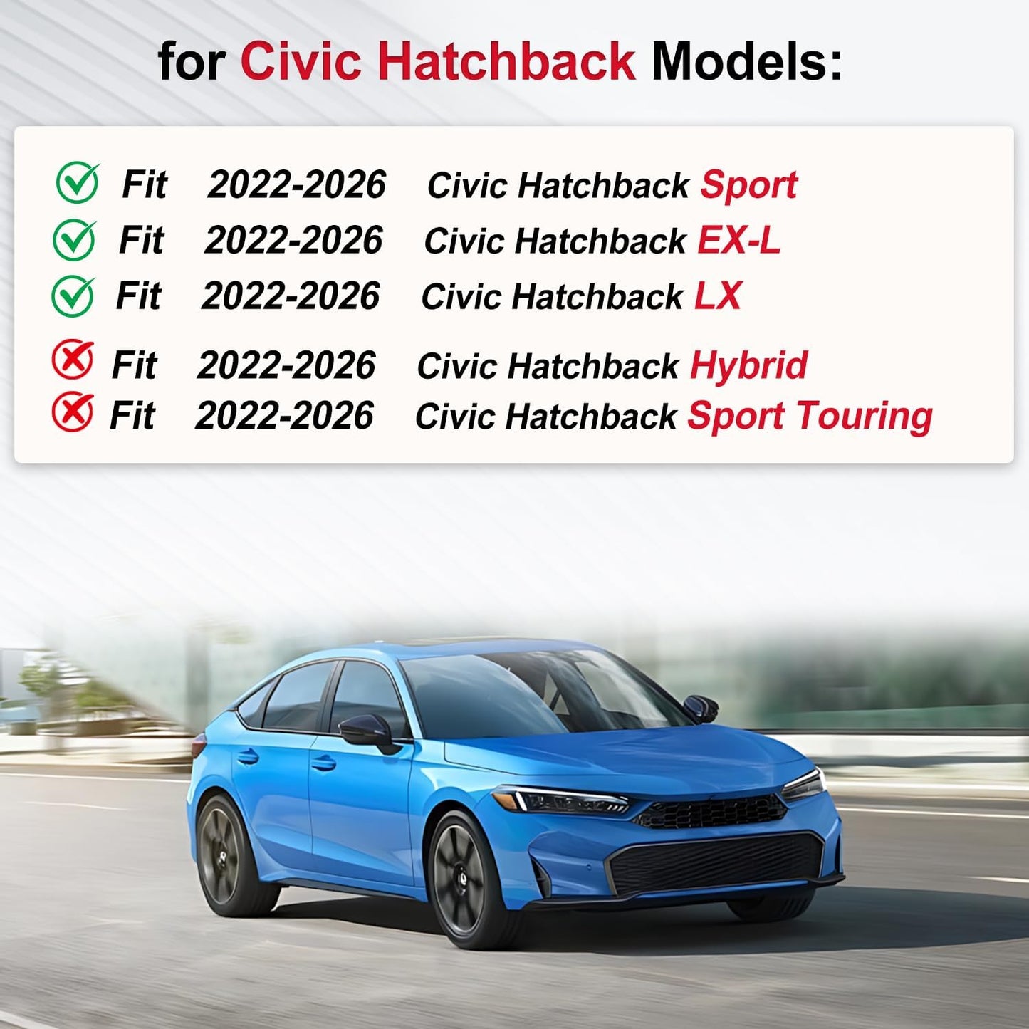 Alfombrillas TPE comp Honda Civic Hatchback