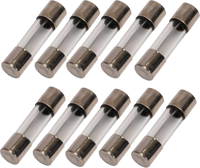 Fusibles vidrio con retardo 10 pzas 250V T6.3AL250V
