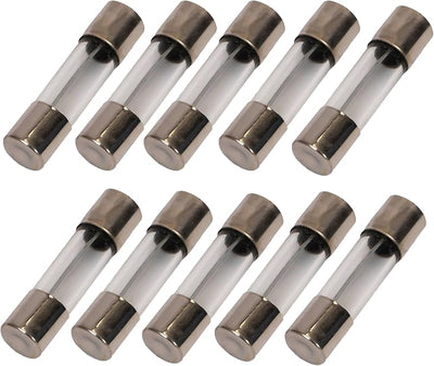 Fusibles vidrio con retardo 10 pzas 250V T6.3AL250V
