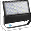 Luz LED inundación 240W 5000K IP65 para comercio