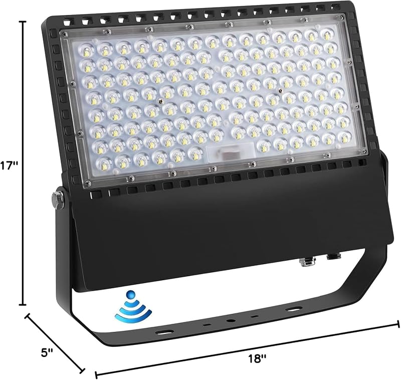 Luz LED inundación 240W 5000K IP65 para comercio