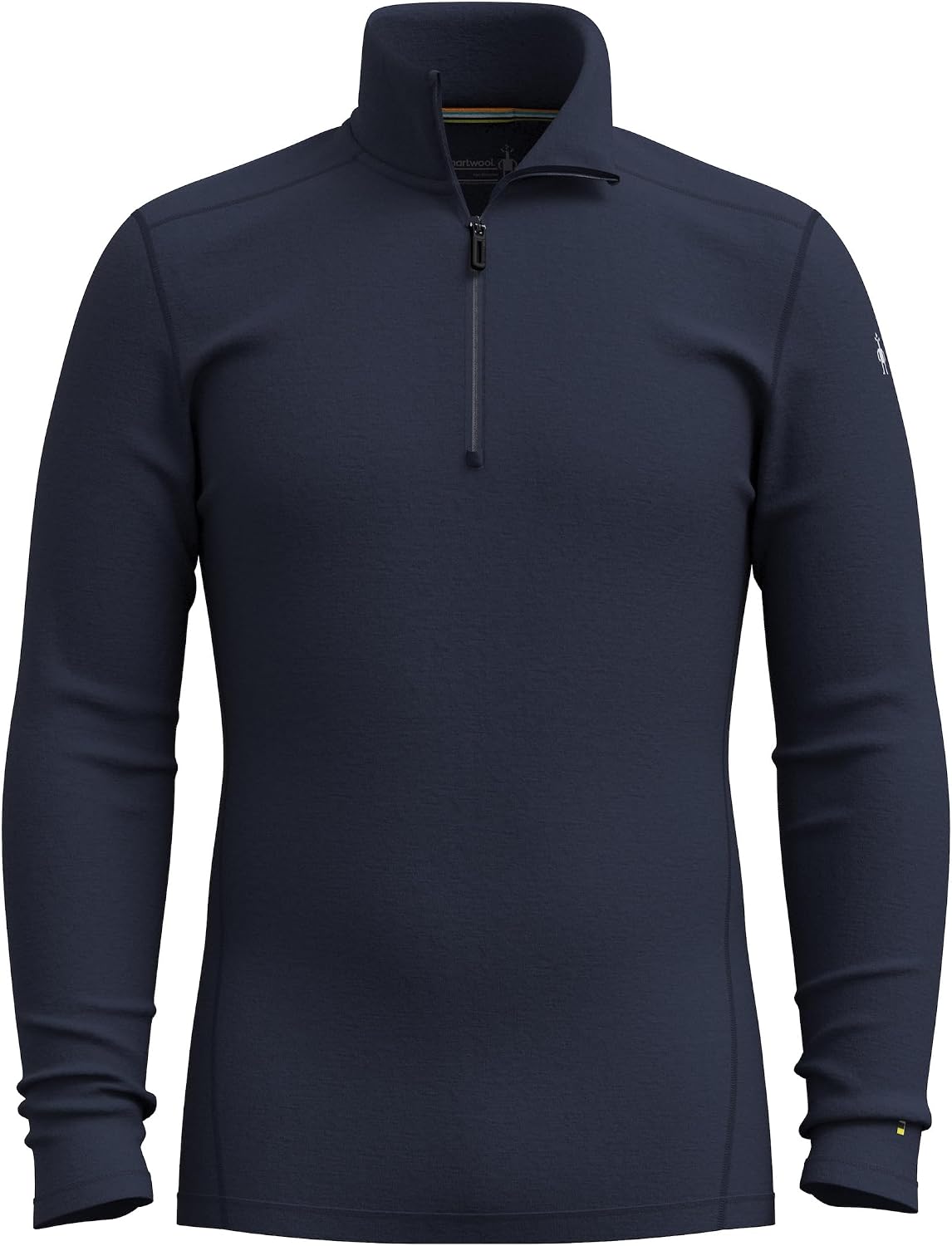 Capa base térmica merino clásica para hombre con cremallera