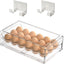 Contenedor huevos apilable sin BPA 18uds transparente