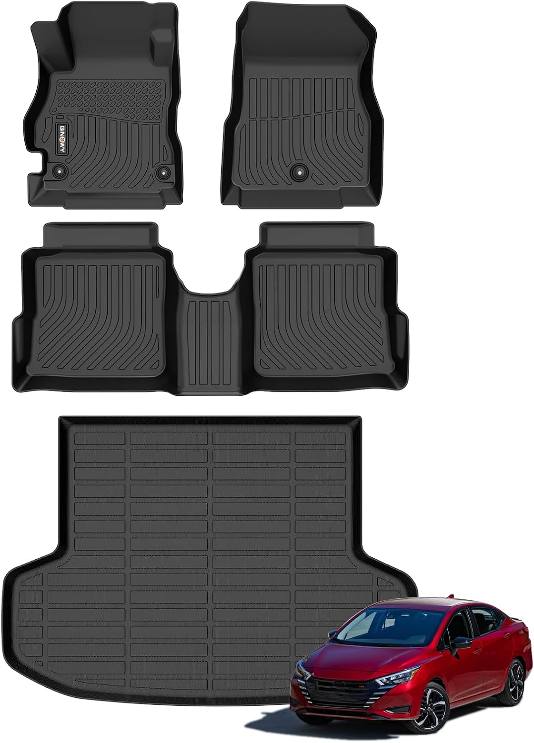 Alfombrillas para Nissan Versa 20-25 impermeables TPE