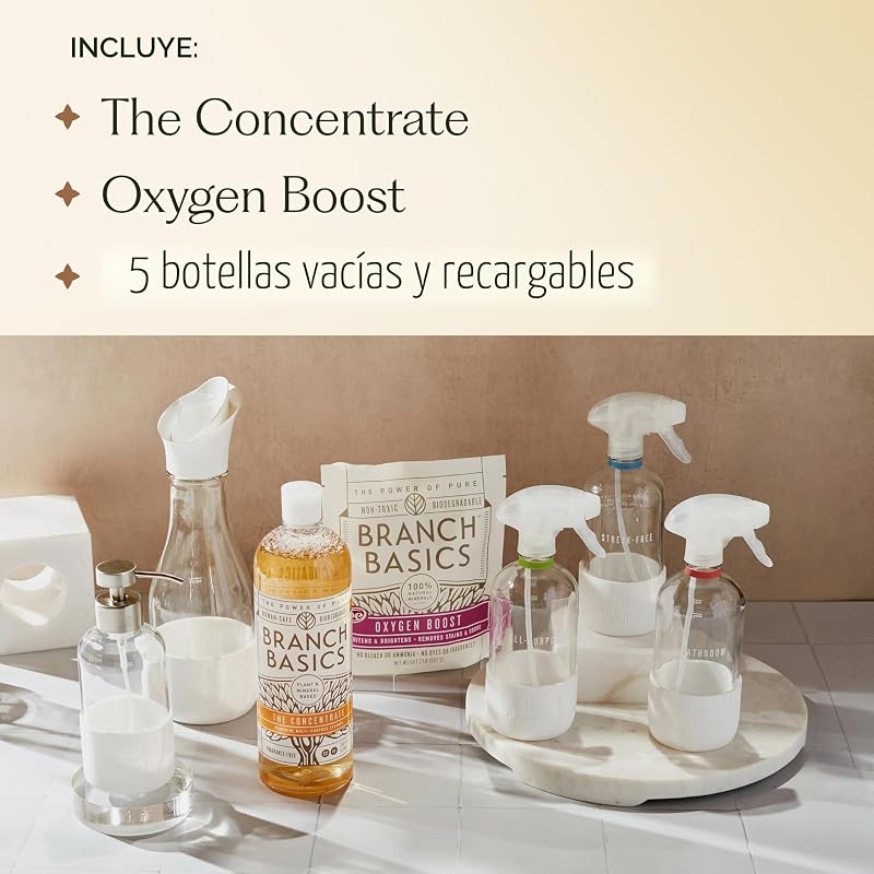 Kit limpiador multiusos vidrio baño lavandería 3 botellas