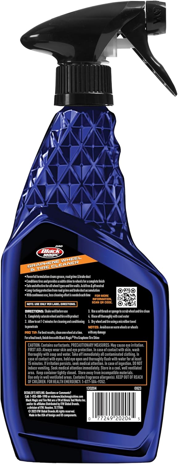 Limpiador ruedas grafeno 23oz fórmula potente multiusos