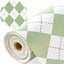 Revestimiento antideslizante para estantes 12pulg x10ft rombo verde