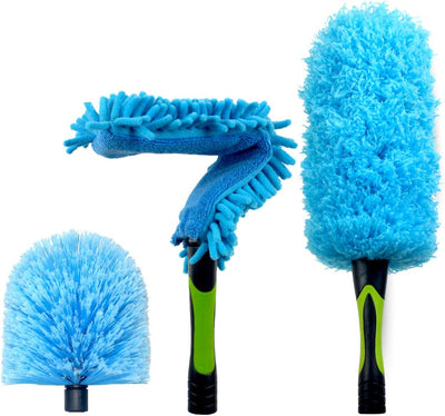 Paquete 3 plumeros microfibra para ventilador 3/4