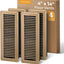 Registro piso 4x14 acero resistente cubiertas ventilación