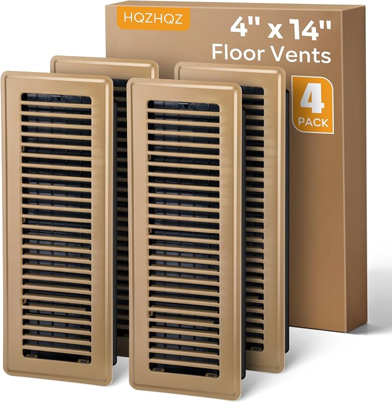 Registro piso 4x14 acero resistente cubiertas ventilación