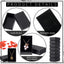 36 Pzas Cajas Regalo Joyería Cartón 3.2x2" Negro