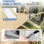 Toldo parasol rectangular 10x12ft tela permeable para jardín