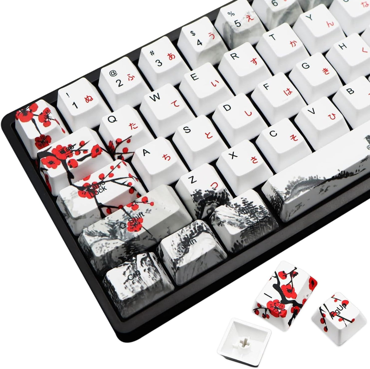 Juego 68 teclas teclado mecánico RK68 GK68 PBT ANSI