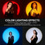 Linterna estudio LED 8400 mAh con 20 filtros GOBO y 4 colores