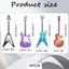 4 imanes de guitarra para nevera escala 1:12 mini instrumentos musicales