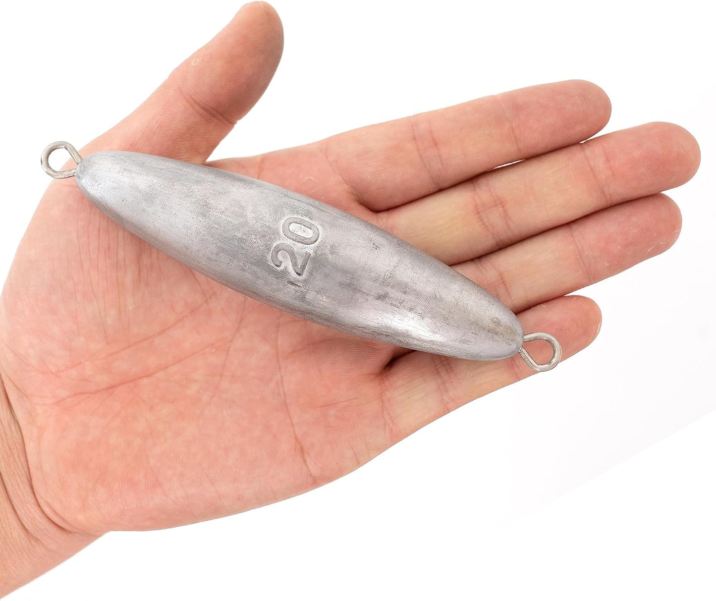 Plomada torpedo alambre para pesca salada 2-48oz