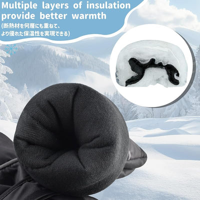 Guantes esquí niños impermeables invierno snowboard