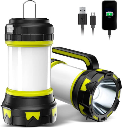 Linterna recargable campamento 3000mAh IPX4 USB