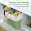 4 Pzas Cajas Plegables Tela 12x12" Almacenamiento