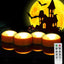 Luces LED calabaza con control remoto y temporizador para Halloween