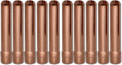 10 Pzas Collets TIG 13N23 3/32 y 2.4mm para Antorcha